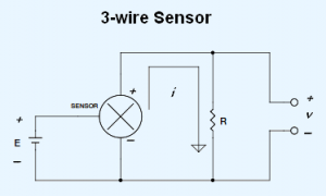3-wire 4-20 mA current loop sensor