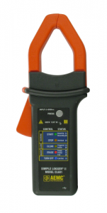 Model CL601 current data logger is a rare example of an instrument with a built-in current sensor. 