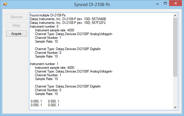 Synced DI-2108-P Exmaple