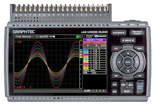 GL840 Series midi Data logger