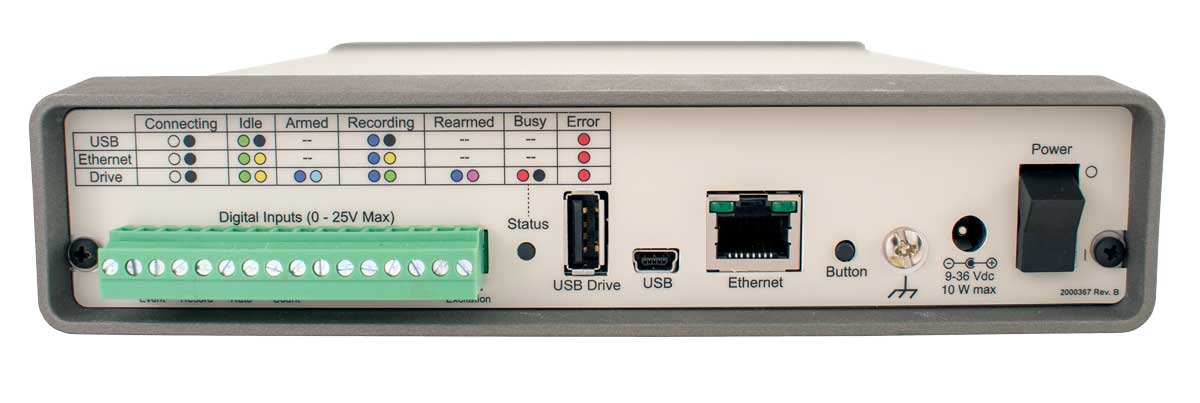 DI-4730 Data Acquisition System - Rear View