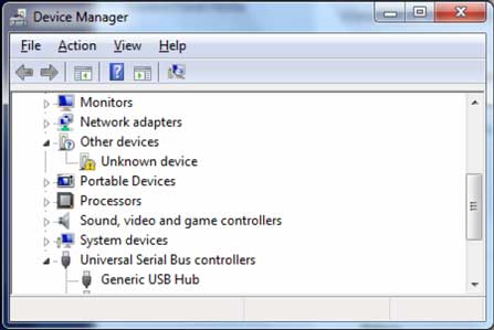 windows 7 how to install driver in device manager