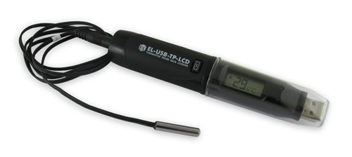 Advarsel udmelding Pas på EL-USB-TP-LCD+ Temperature Data Logger