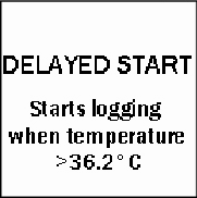 EL-GFX Data Logger Delayed temperature start