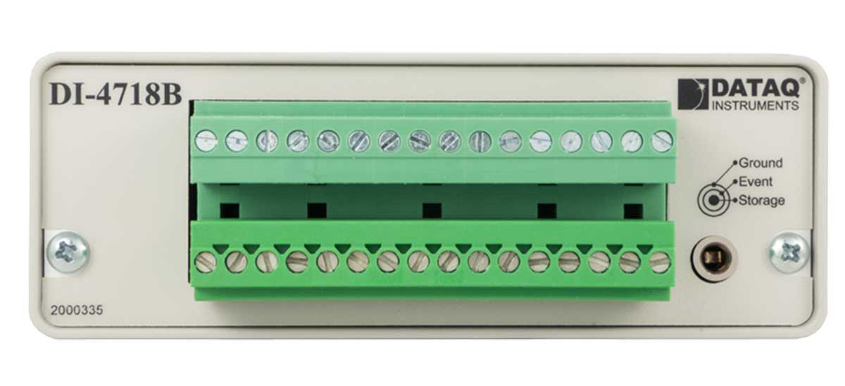 DI-4718B DAQ and Data Logger - Front View