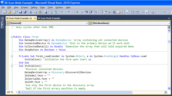 DATAQ Instruments .Net Control