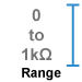 This amplifier module measures 0 to 1k Ohm.