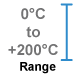 This amplifier module measures 0°C to +100°C (+32°F to +212°F).