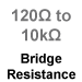 This amplifier module measures 120 to 10k Ohm.