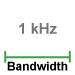 This amplifier module has 1 kHz bandwidth.