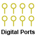 This data acquisition system features 8 digital I/O channels