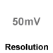 This data logger has 50mV of resolution.