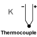 This amplifier module interfaces with a K-type Thermocouple.