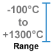 This amplifier module measures -100°C to +1300°C (-148°F to +2372°F).