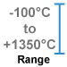 This amplifier module measures -100°C to +1350°C (-148°F to +2462°F).