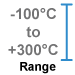 This amplifier module measures -100°C to +300°C (-142°F to +572°F).