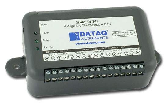 DI-245 Voltage and Thermocouple DAQ