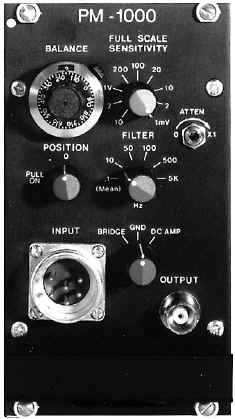 PM-1000 High Performance Transducer Amplifier