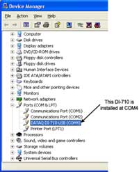 Find DATAQ DI-xxx-USB (COM#)
