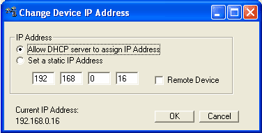 Change IP Address