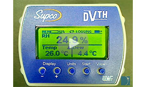 Supco SL500TH Miniature Temp and Humidity Data Logger with Display